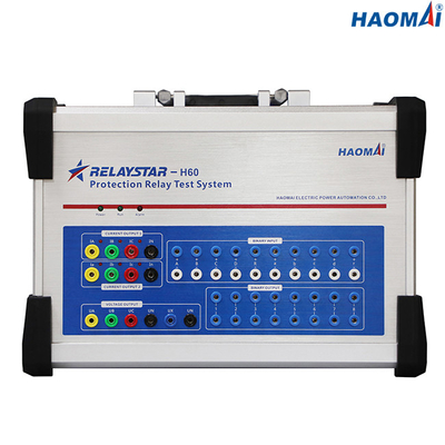 가지고 다닐 수 있는 ISO9001 다중 AMP 보호 릴레이 시험 세트 6x32A 4x300V