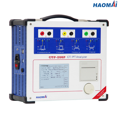 120V 60Hz 전류 변압기 시험 장비, 가지고 다닐 수 있는 CT VT 분석기